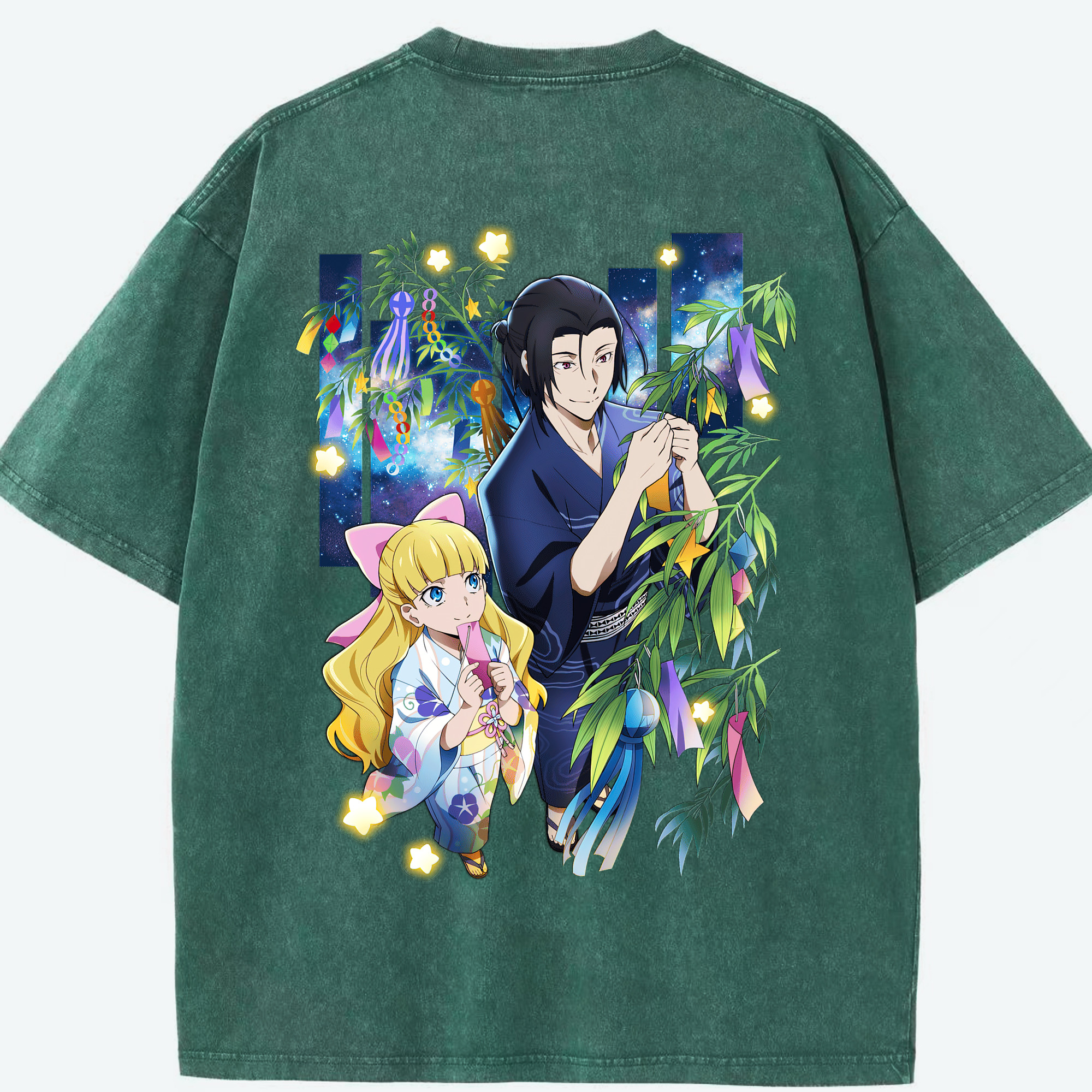 （画像用） 文豪ストレイドッグス Bungo Stray Dogs 綿100% ヴィンテージ風 半袖Tシャツ（背面プリント）